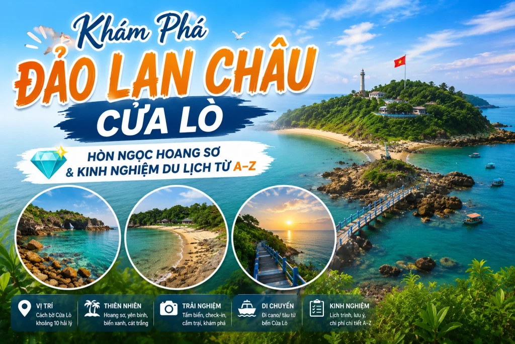 Khám phá đảo Lan Châu, Cửa Lò