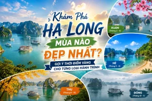 Đi Hạ Long mùa nào là đẹp nhất