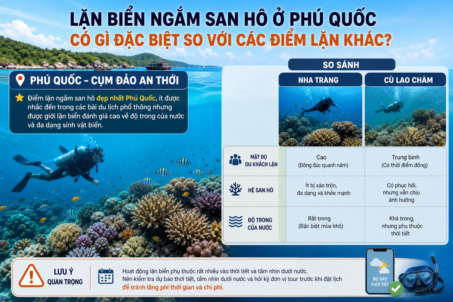 Lặn Biển Ngắm San Hô Ở Phú Quốc Có Gì Đặc Biệt So Với Các Điểm Lặn Khác?
